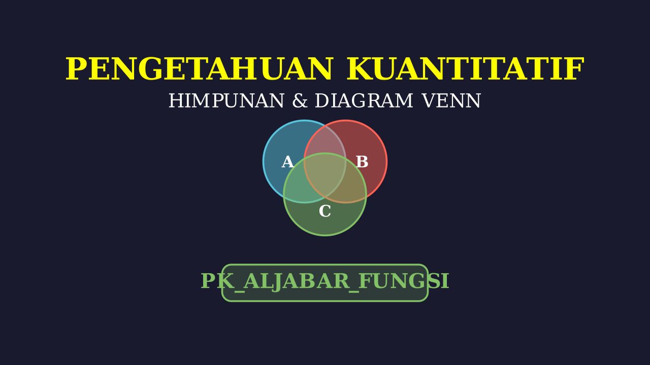 Analisis Diagram Venn: Himpunan A, B, dan C