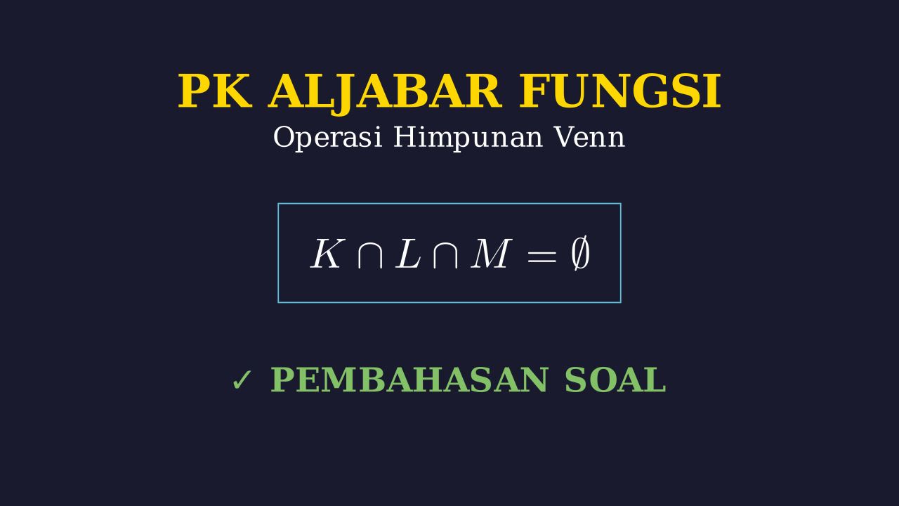 Analisis Operasi Irisan Himpunan
