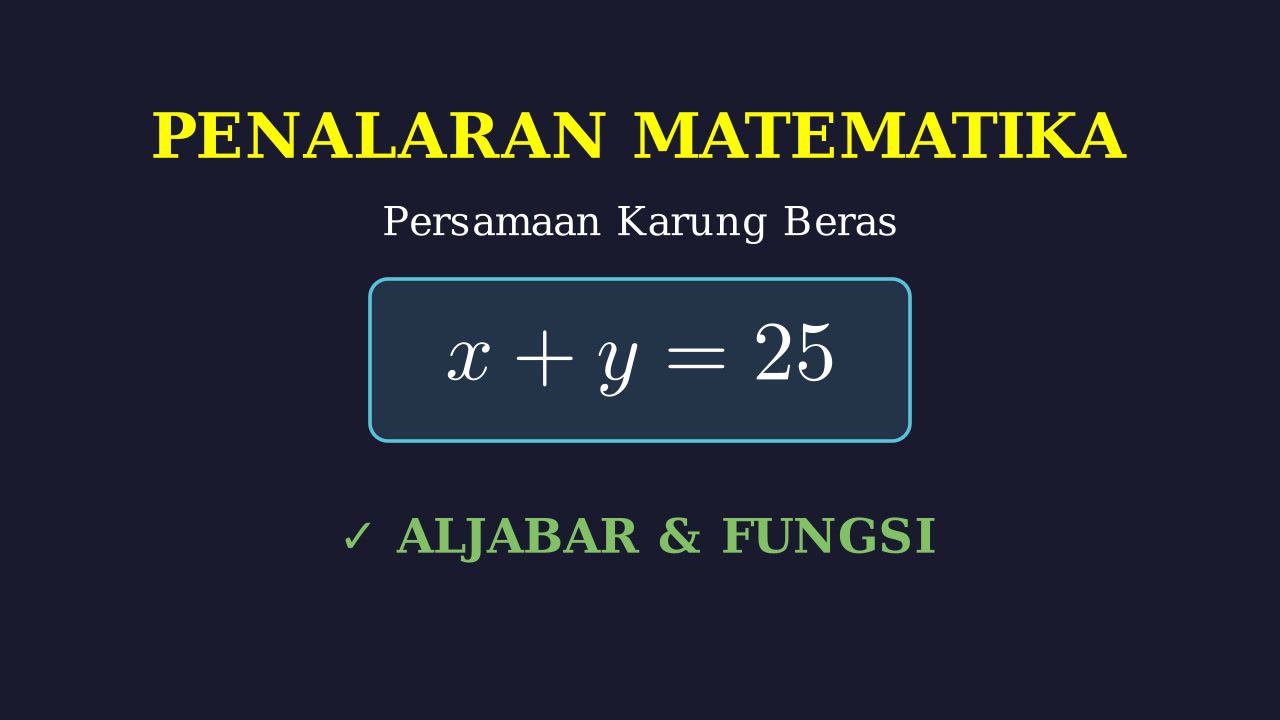 Soal Cerita: Sistem Persamaan Linear