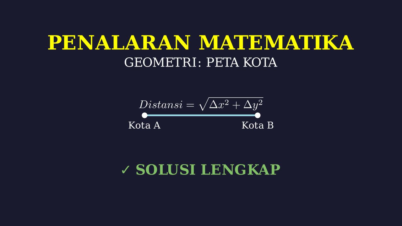Analisis Peta: Jarak Antar Kota