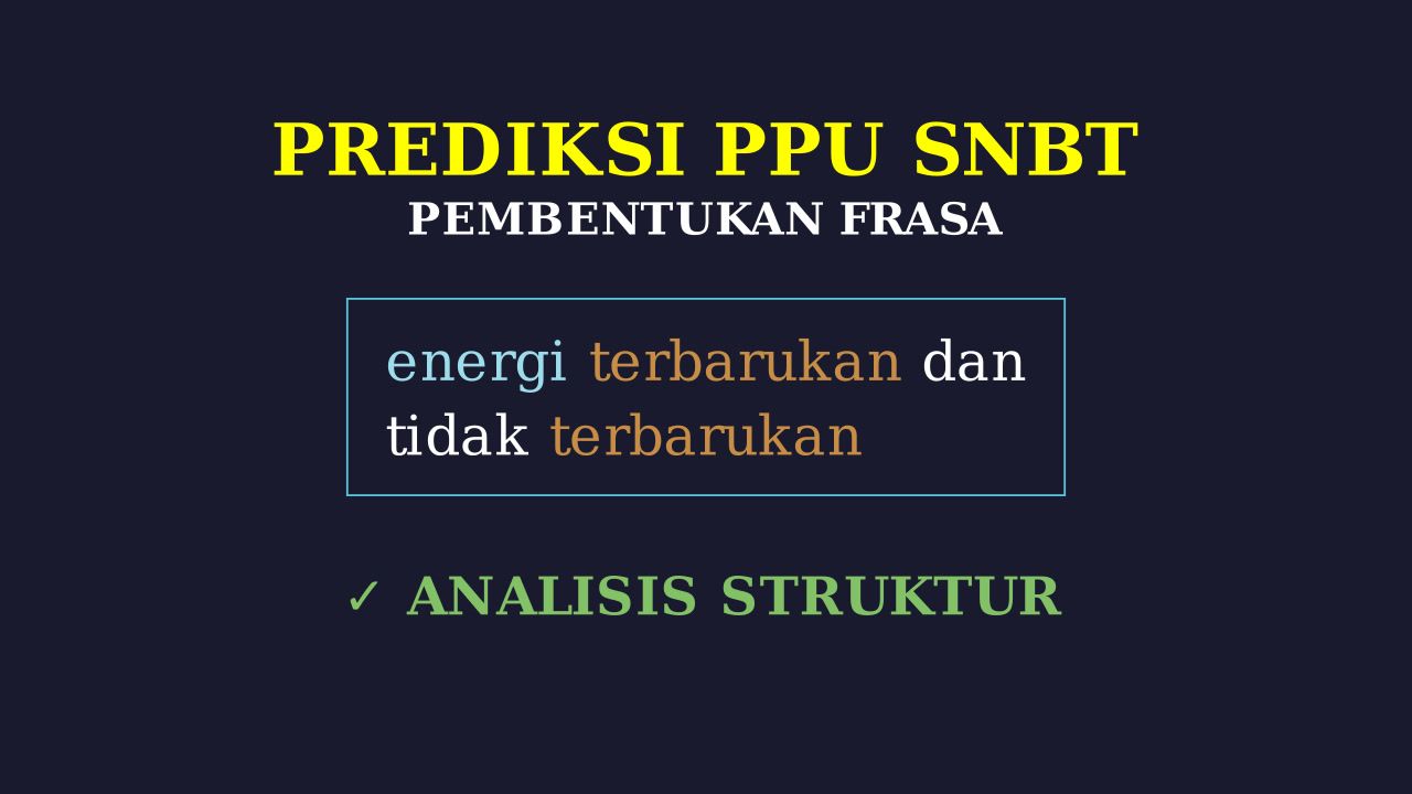 Energi Terbarukan dan Tak Terbarukan