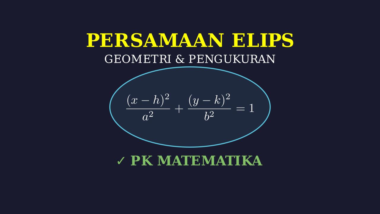Menentukan Persamaan Elips