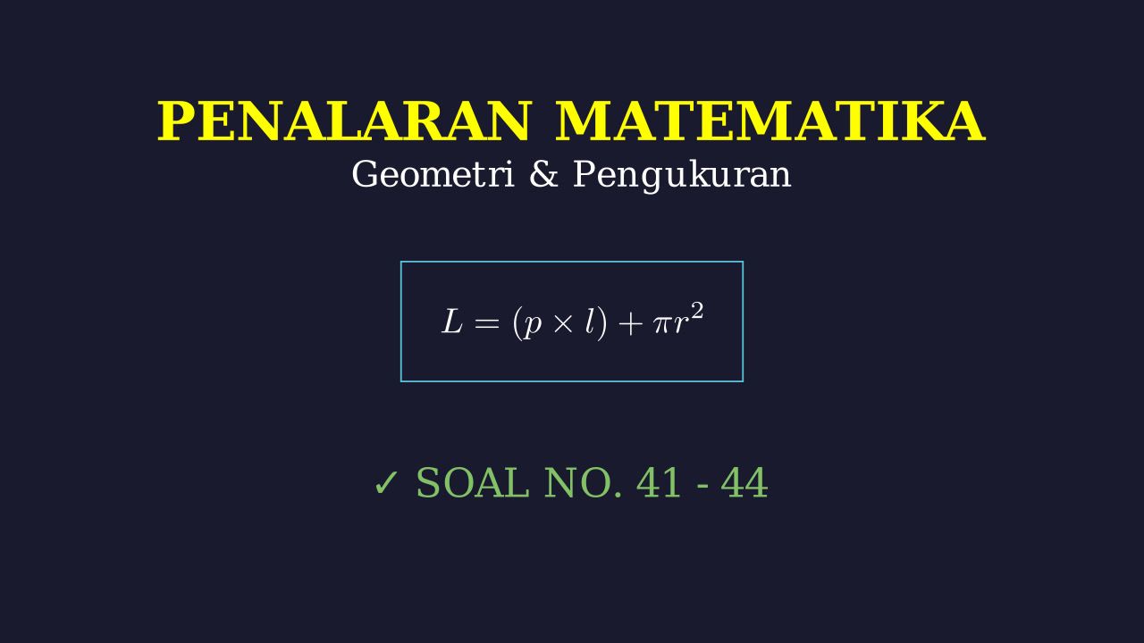 Soal Cerita: Gelanggang Olahraga