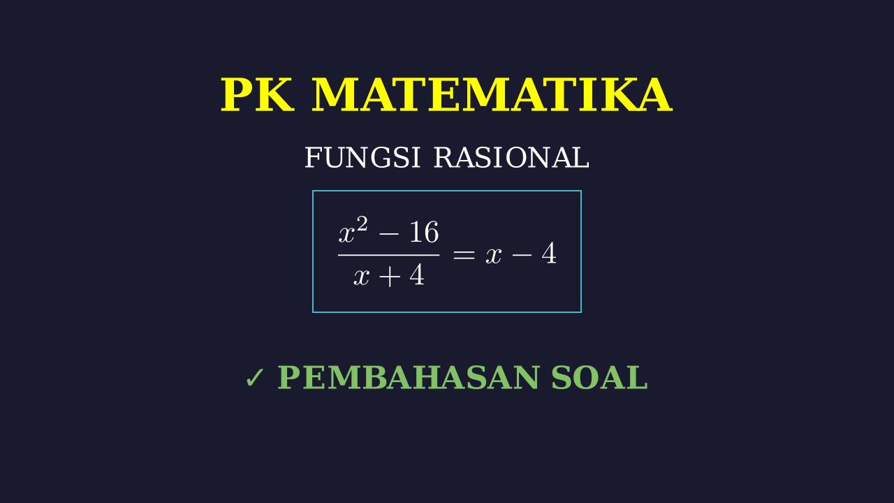 Penyederhanaan Fungsi Rasional Aljabar