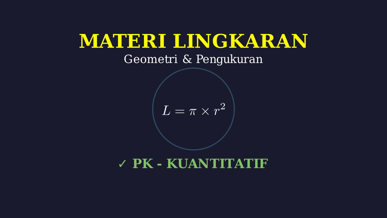 Memahami Konsep Lingkaran