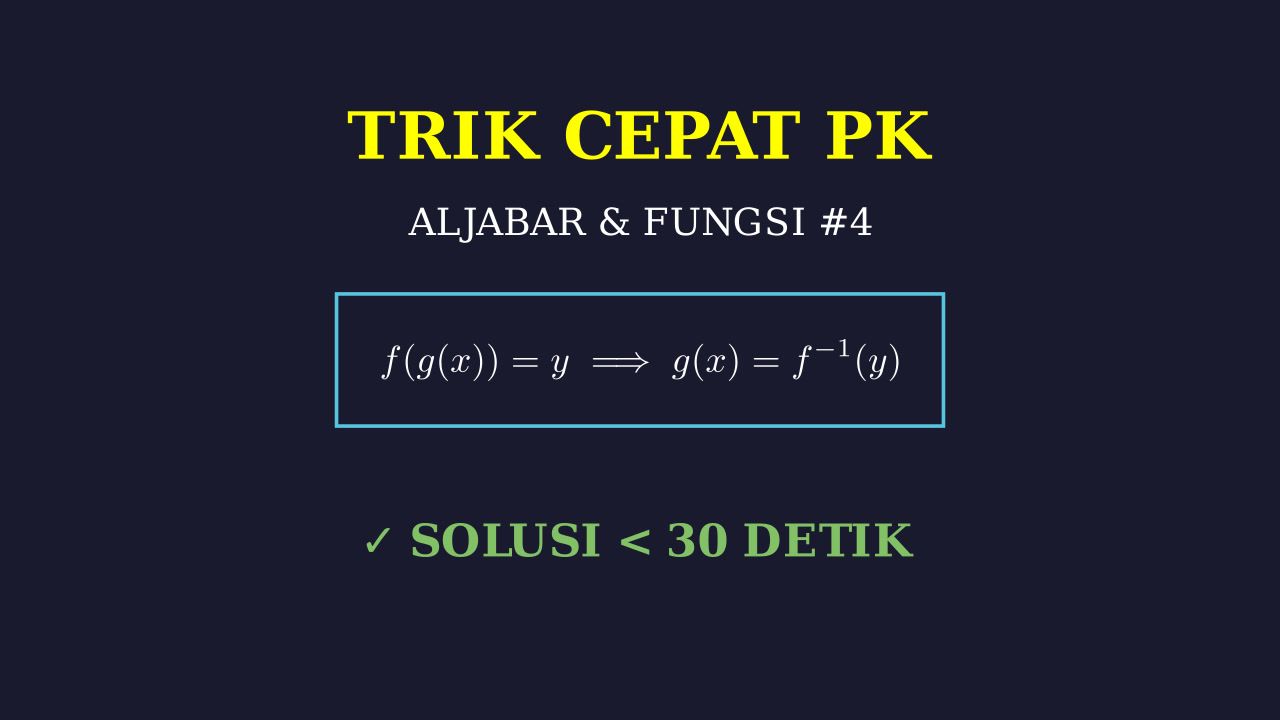 Trik Cepat: Soal Nomor 4