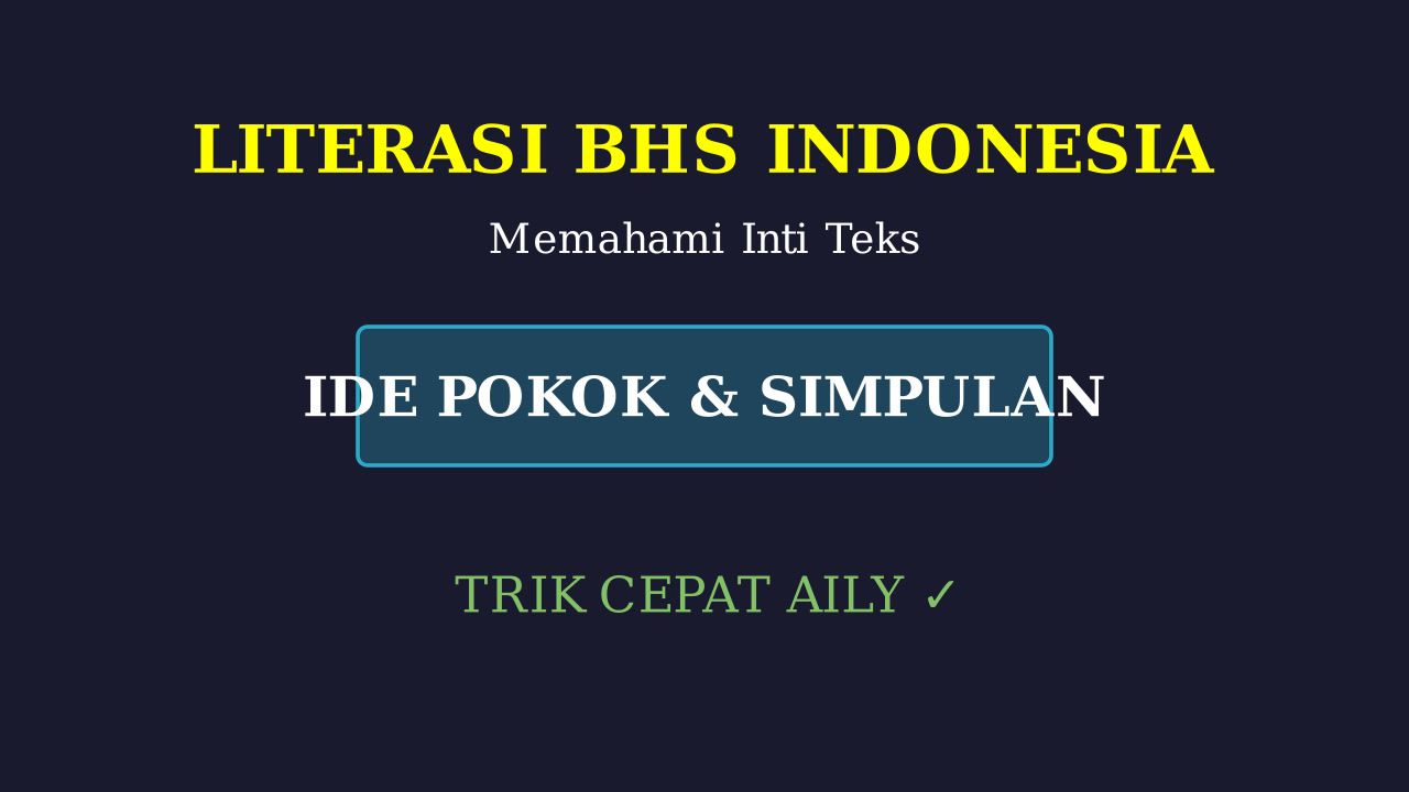 Tutorial Penyelesaian Soal