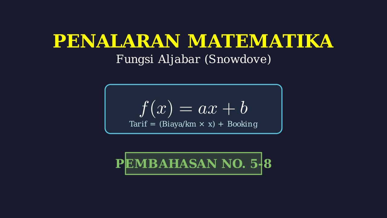 Tarif Taksi Online Snowdove