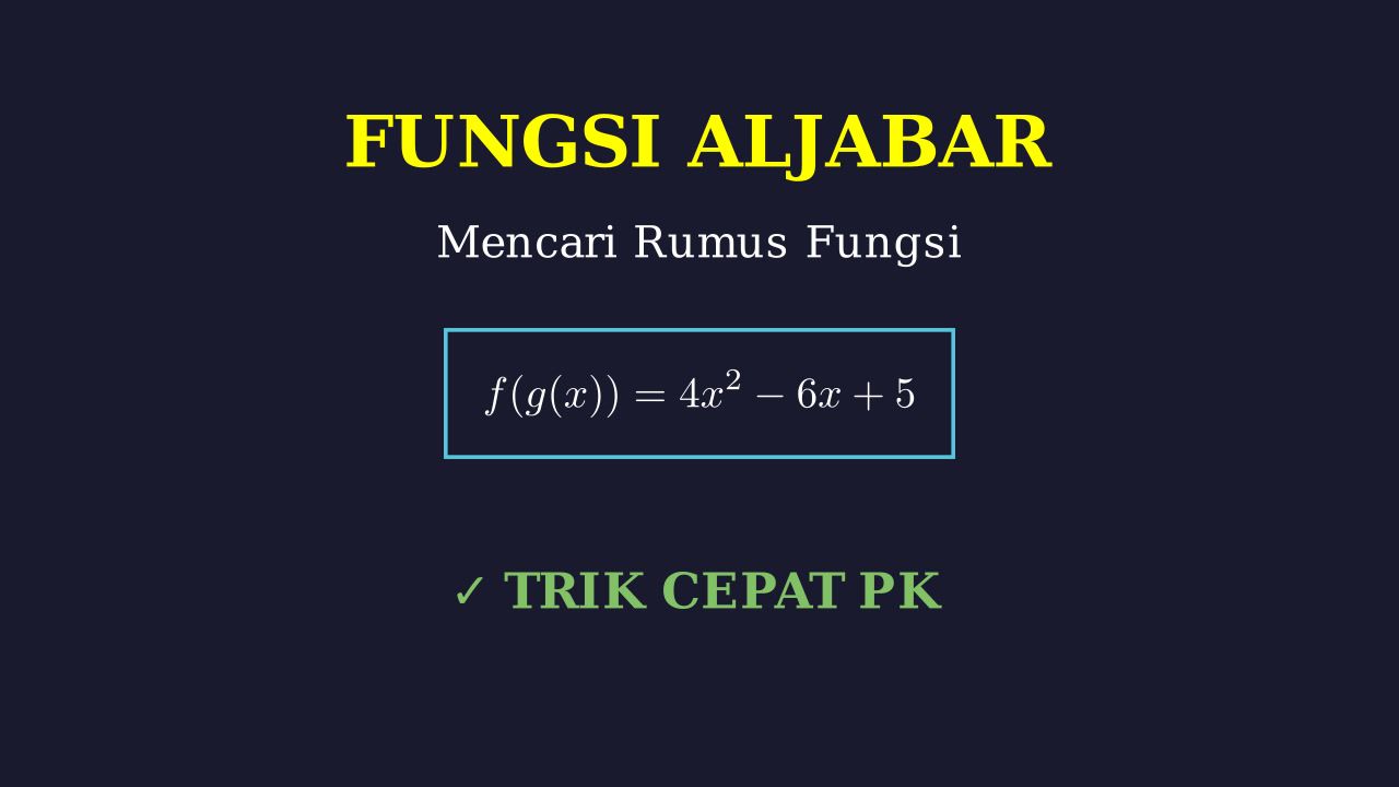 Menemukan Rumus Fungsi
