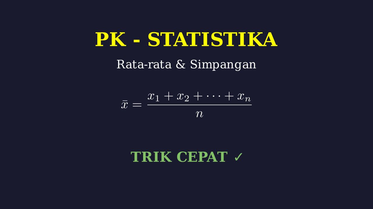 Latihan Soal Statistik