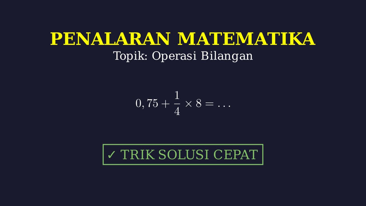 Pembahasan Soal Matematika