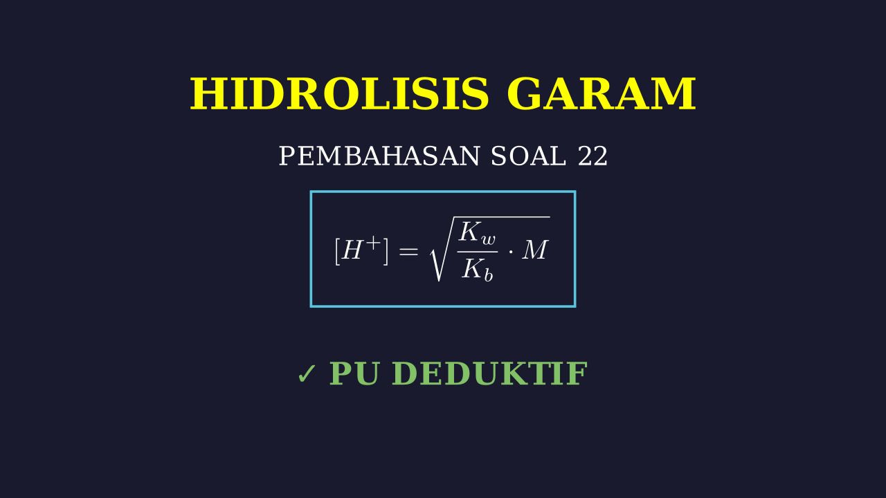 Hidrolisis Garam