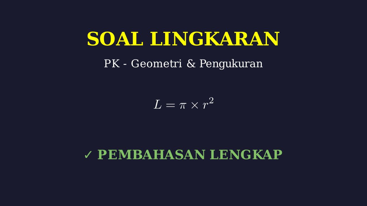 Unsur dan Luas Lingkaran