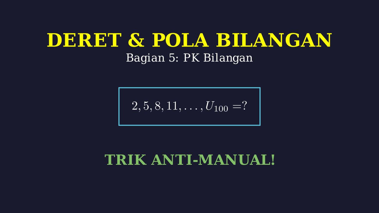 Deret Aritmatika & Geometri