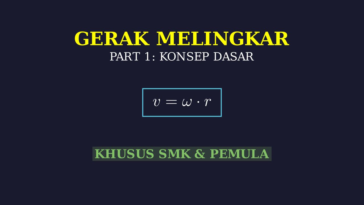 Gerak Melingkar: Konsep Dasar dari Nol