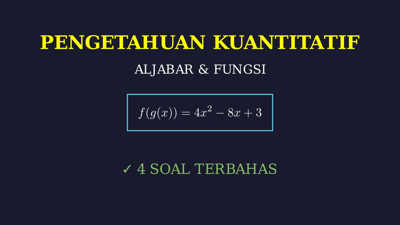 Bedah Soal Penalaran Umum