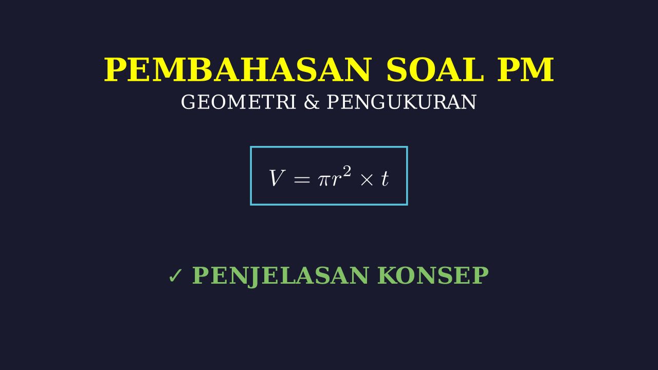 Penjelasan Konsep dan Pembahasan Soal