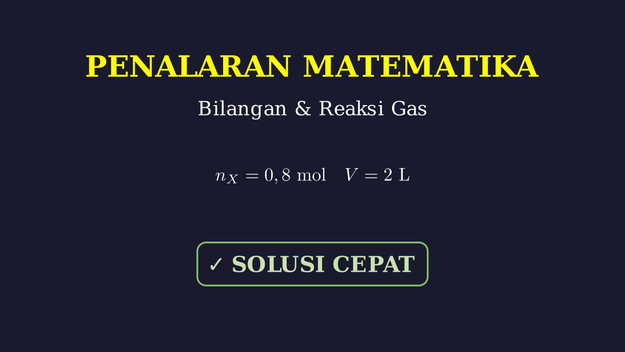 Kesetimbangan Kimia: Reaksi Gas