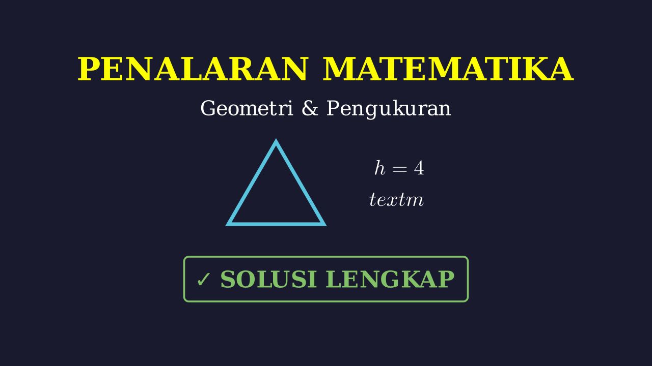 Geometri: Lampu dan Meja Segitiga