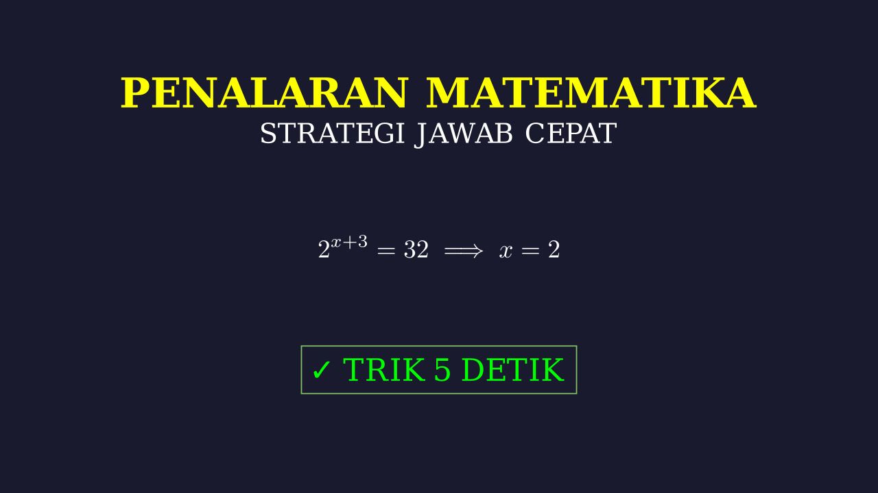 Strategi Jawab PM Cepat