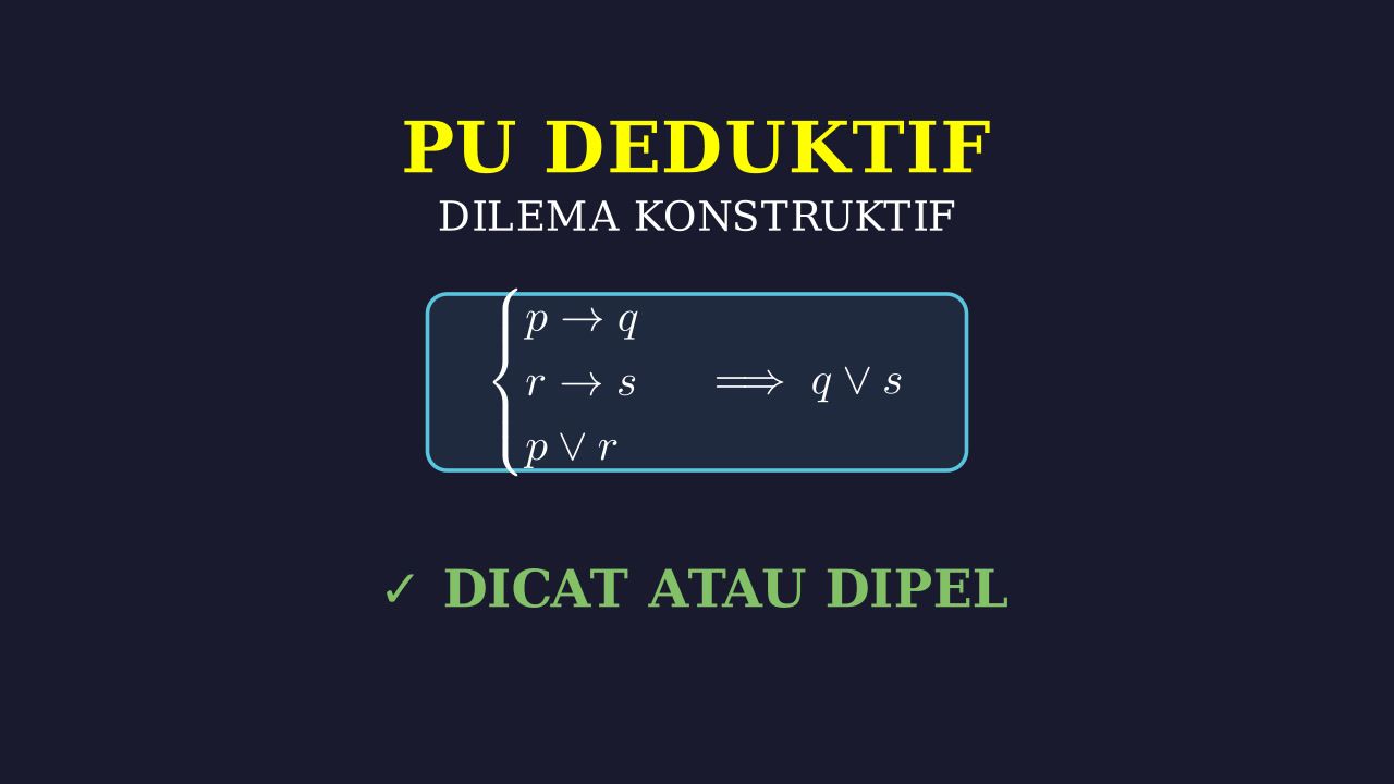 Penalaran Logika: Penarikan Kesimpulan