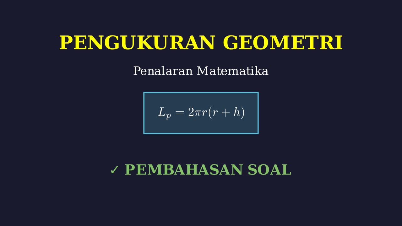 Pengukuran Geometri dan Objek