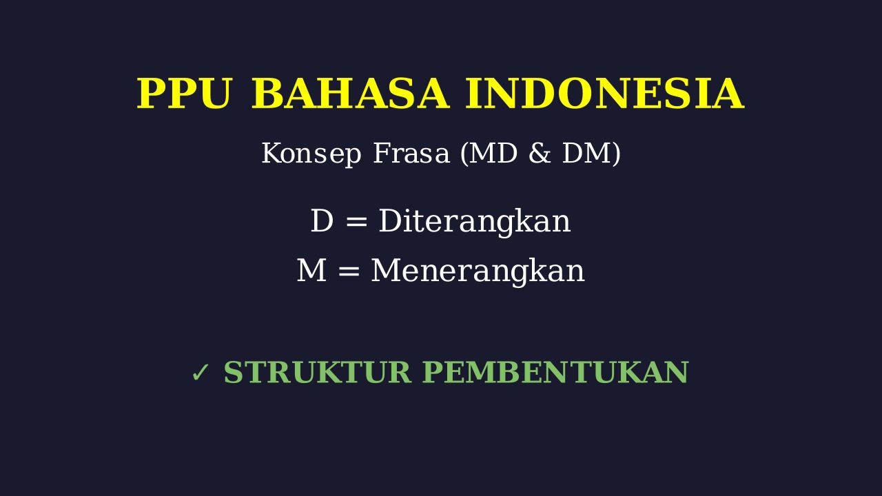 Memahami Konsep M dan D dalam PBM