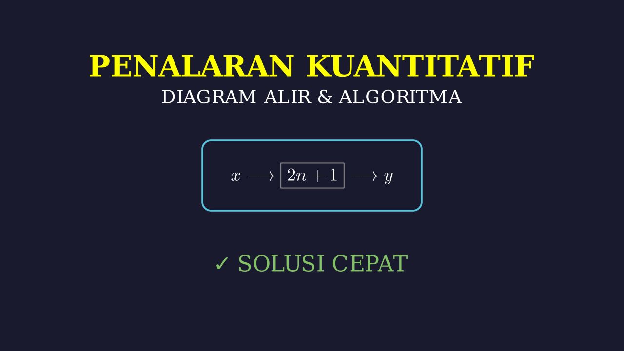 Penalaran Matematika: Algoritma & Diagram Alir