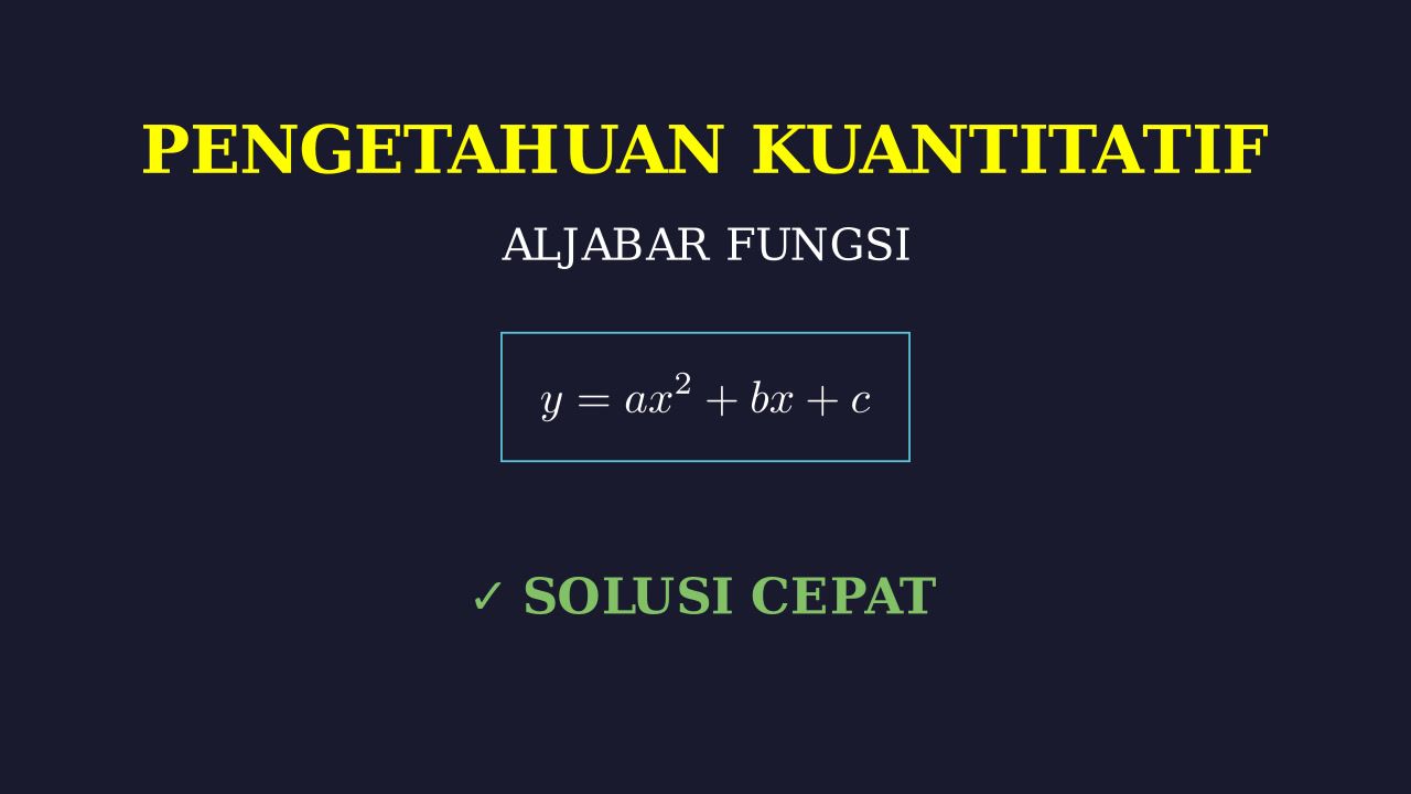 Penyelesaian Soal Grafik Fungsi
