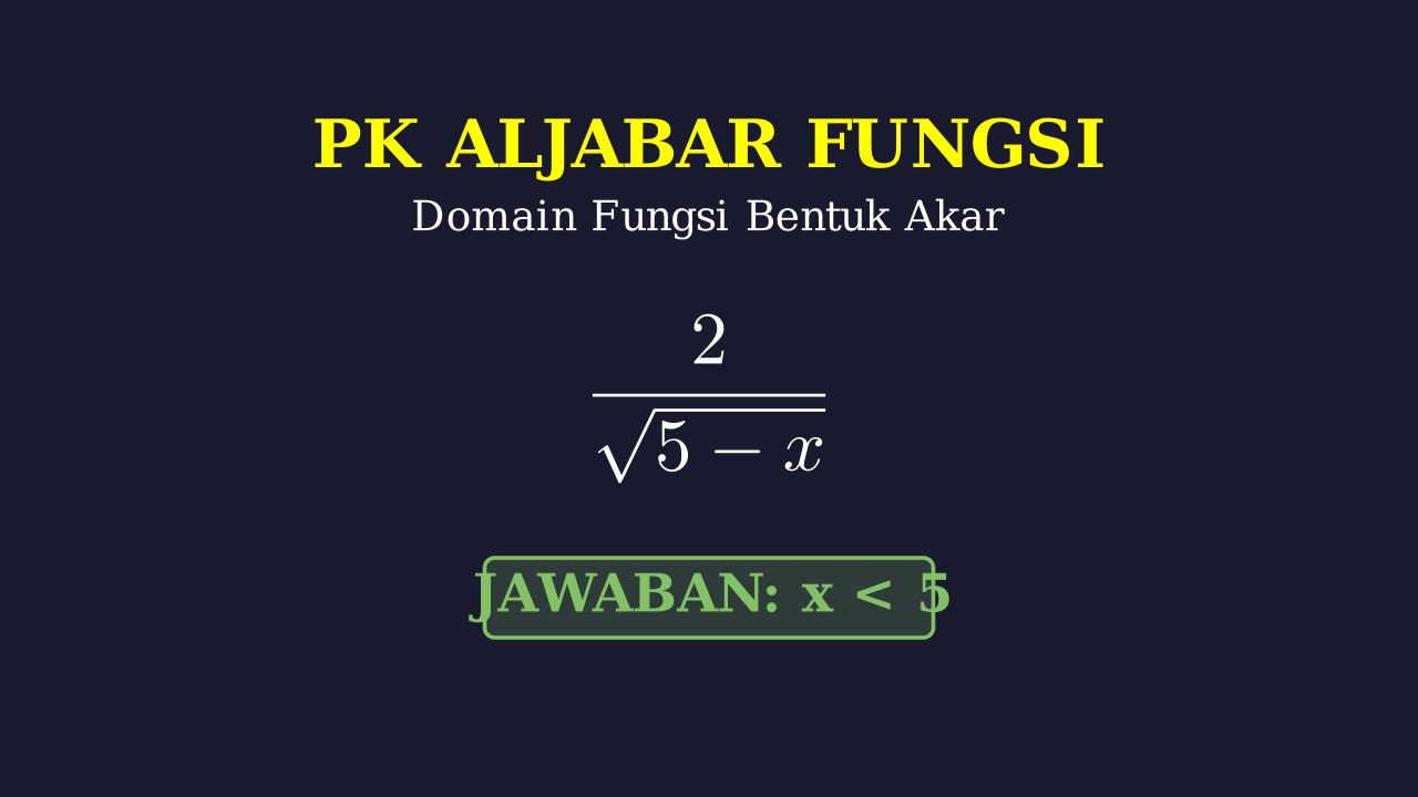 Menentukan Nilai X: Bentuk Akar