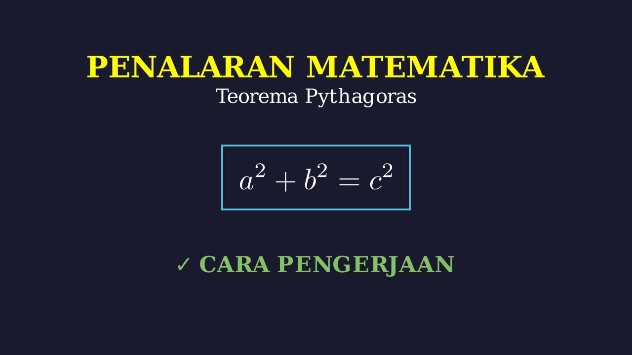 Penyelesaian Teorema Matematika