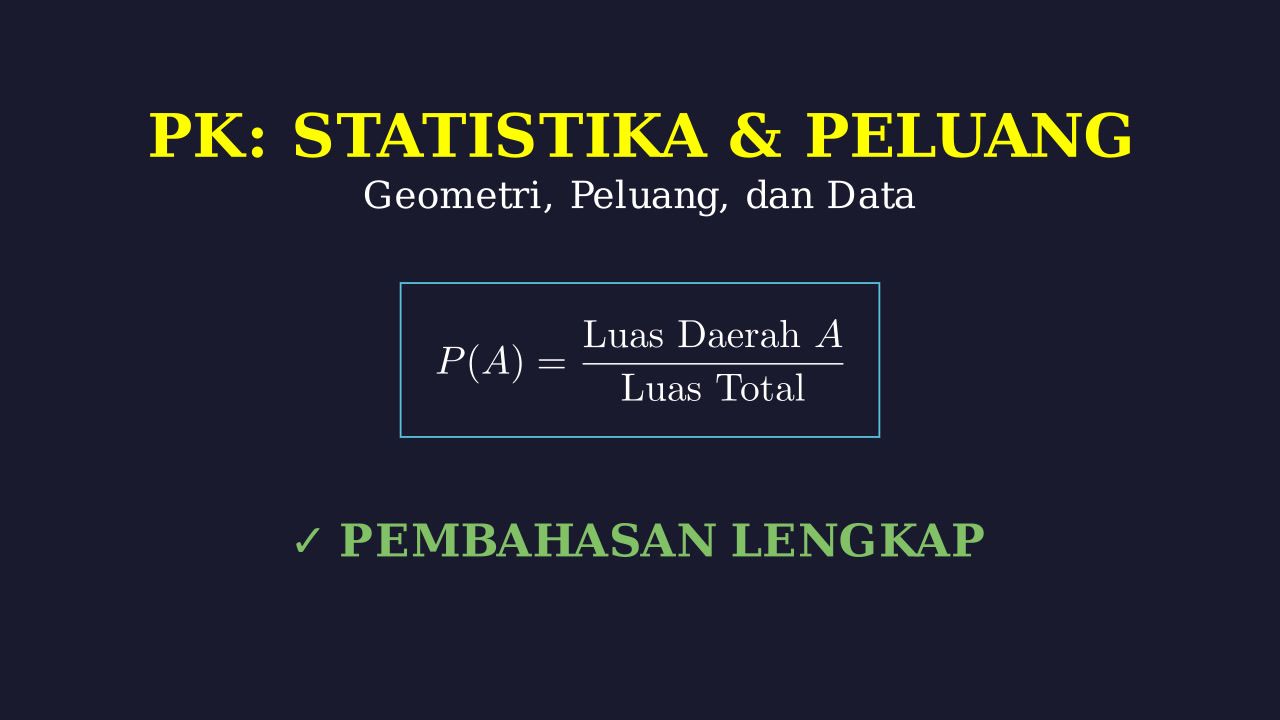 Bahas Soal: Geometri, Peluang, dan Data