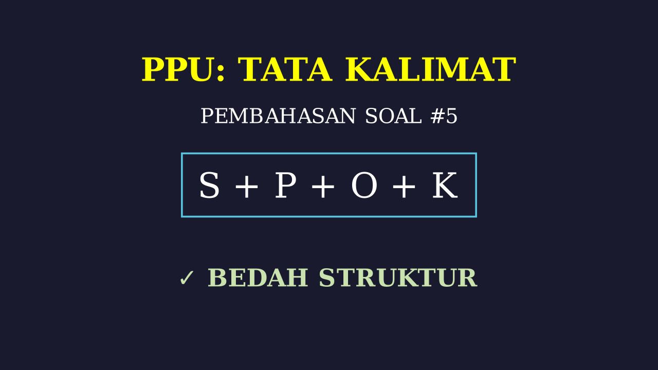 Pembahasan Soal Nomor 5