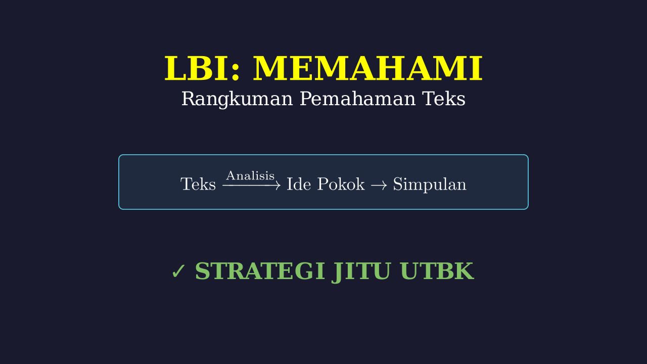Strategi Memahami Isi Teks