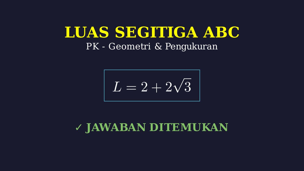 Menghitung Luas Segitiga ABC