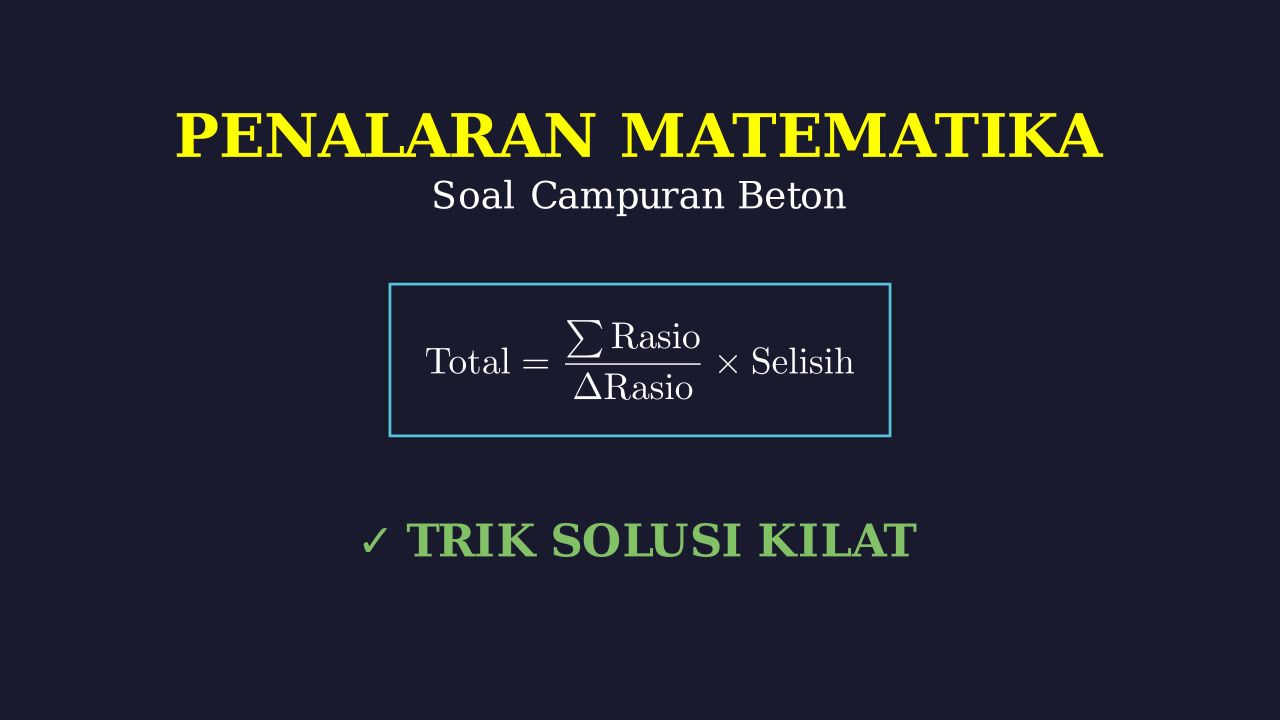 Menghitung Total Berat Beton: Perbandingan & Selisih