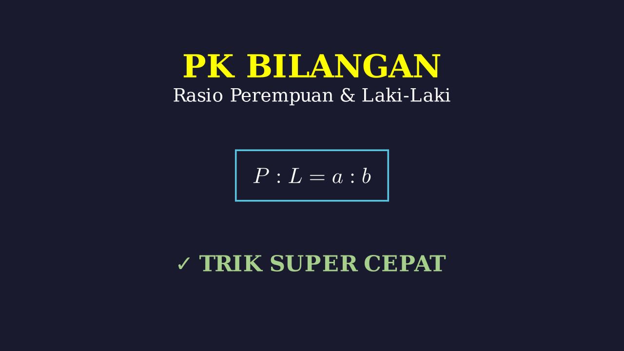 Perbandingan Perempuan dan Laki-laki