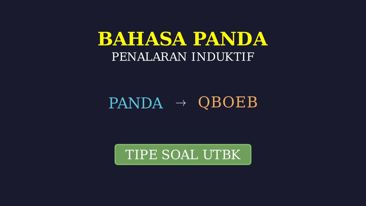Bahasa Panda: Logika Kriptografi