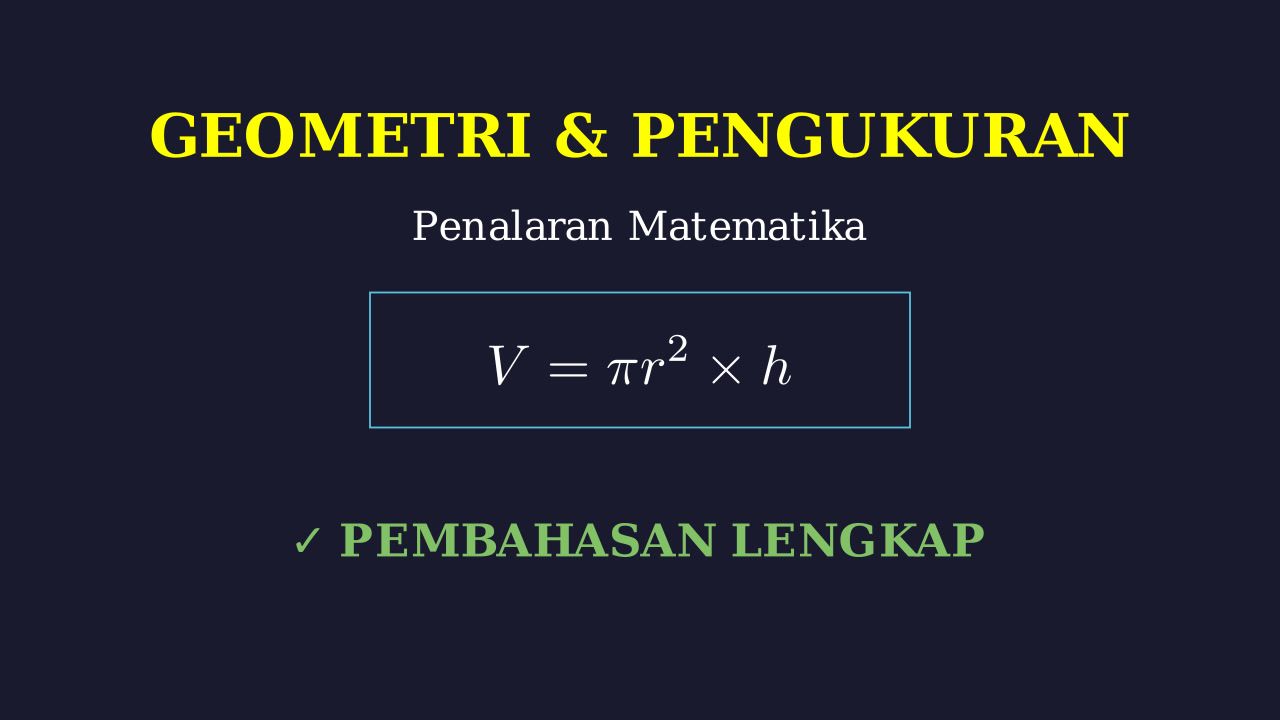 Pembahasan Soal Penalaran Matematika