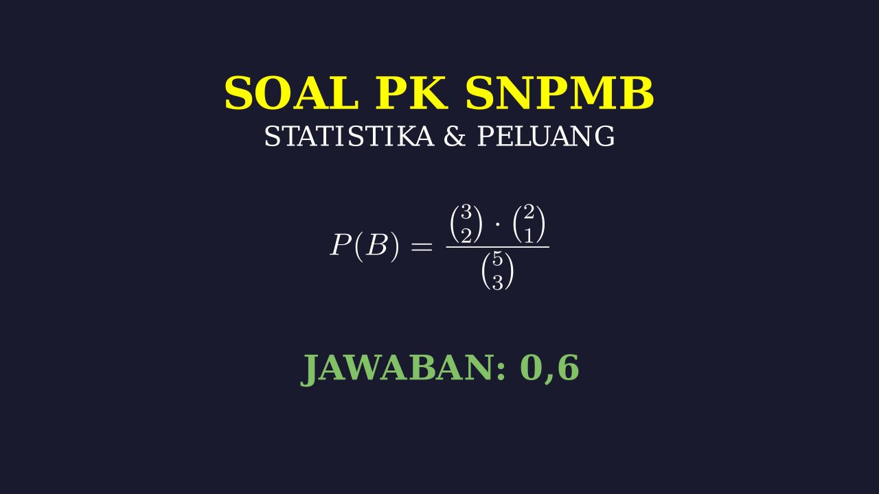 Peluang: Mengambil Bola Merah Dan Putih