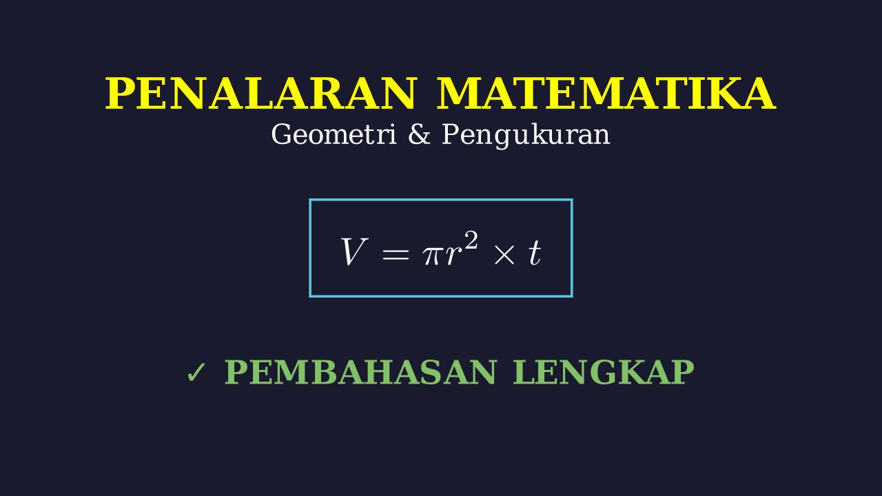 Latihan PM: Geografi dan Pengukuran