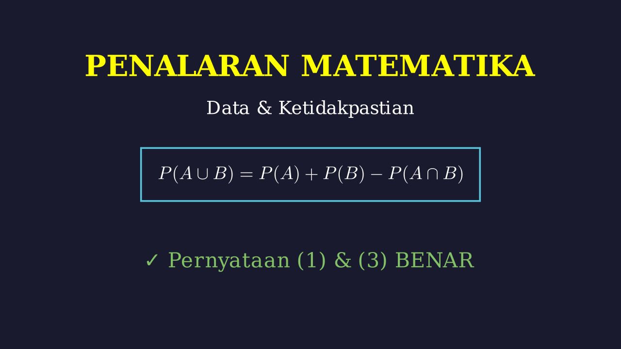Pembahasan Pernyataan 1 Dan 3