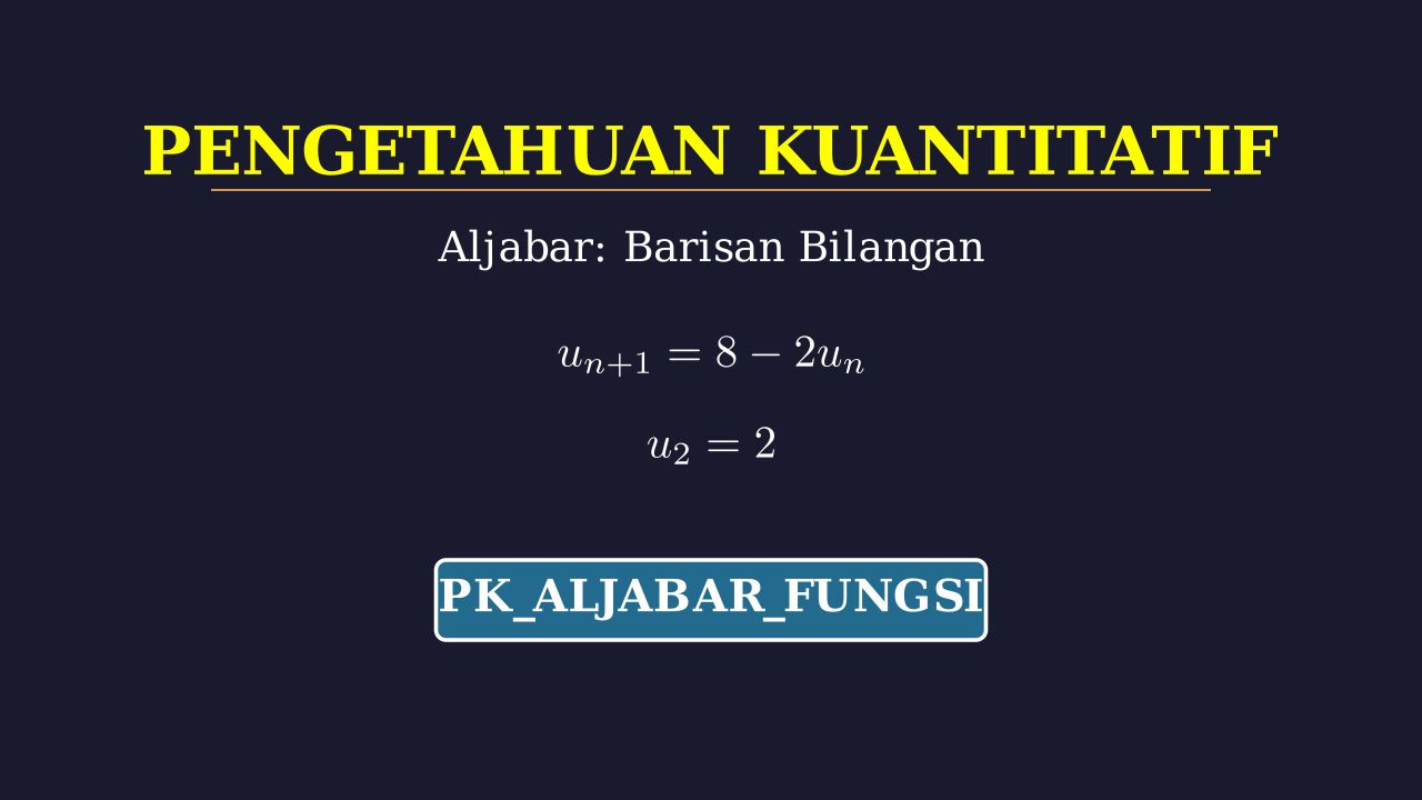 Barisan Bilangan: Analisis Pernyataan