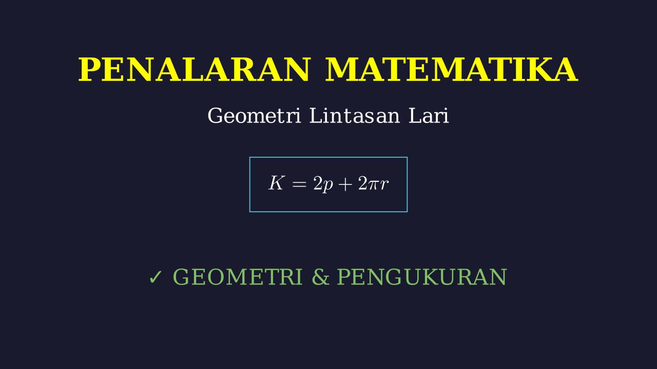 Analisis Jalur Lintasan Lari