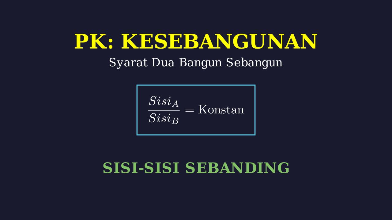 Menentukan Dua Bangun Sebangun