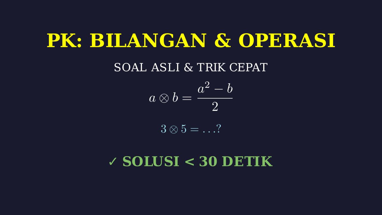 Bilangan & Operasi UTBK: Soal Asli & Trik Cepat