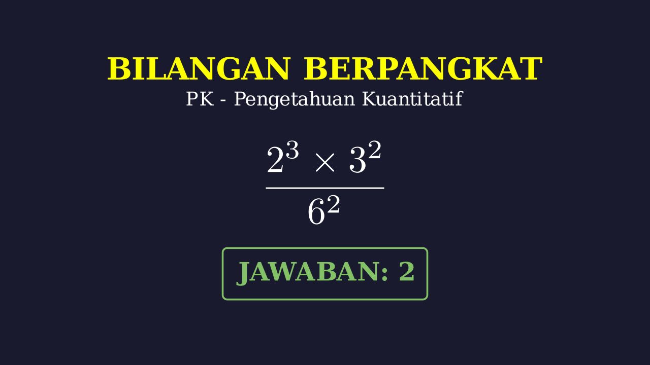 Menyederhanakan Bilangan Berpangkat