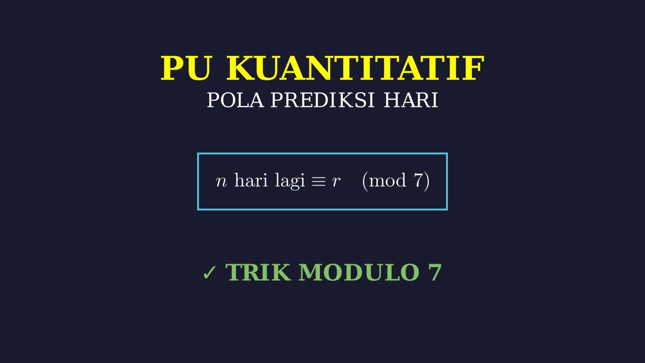 Memprediksi Hari Dengan Pola
