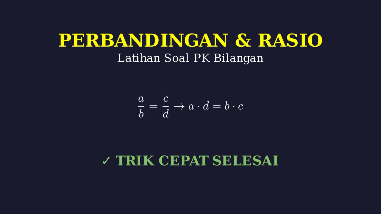 Perbandingan dan Rasio: Latihan Soal