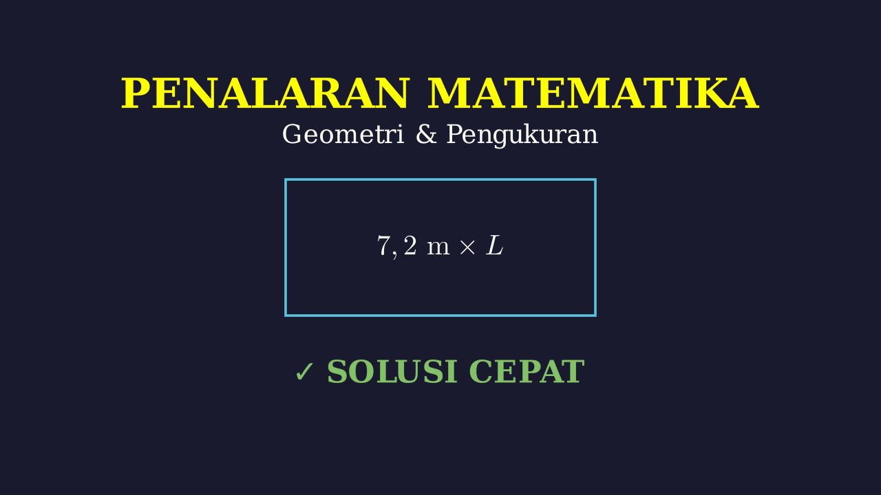 Soal Cerita: Luas Persegi Panjang